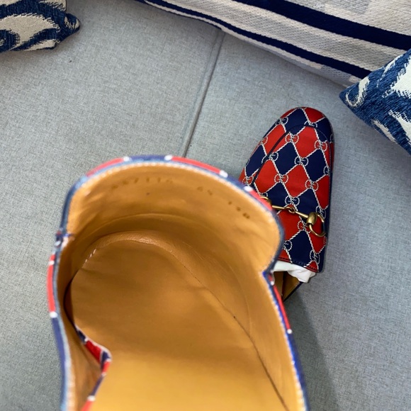Gucci king rhombus princetown mules horsebit GG NWT - Picture 9 of 11